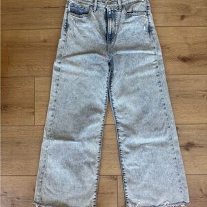 Joe's Jeans Light Wash Wide Leg Denim